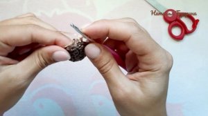 Мочалка "Медвежонок" крючком! МК Натальи Букриной