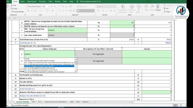 ITR 1 filing online demo 2023-24 for salaried person in Excel utility | Income tax return online смотреть онлайн