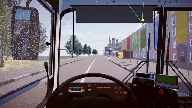 ЛиАЗ-6212.40 ГАРМОШКА!По карте Гостомысл | Proton Bus Simulator смотреть онлайн