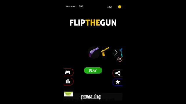 Flip the gun / игра для ловких. смотреть онлайн