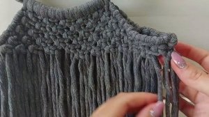 DIY мастер класс макраме сумка с донышком из эпоксидной смолы
