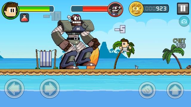 Dan The Man: Dan The Man gameplay - Shark adventure game (easy) смотреть онлайн