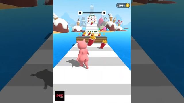 Fat 2 Fit All Levels Mobile Walkthrough Gameplay iOS,Android Body Run 3D Game Runner 28, 29 смотреть онлайн