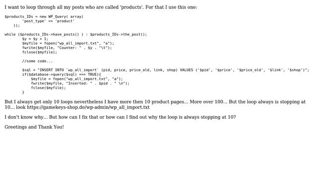 Wordpress: Loop through all product posts? смотреть онлайн