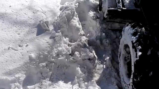 Самодельный снегоуборщик в работе смотреть онлайн