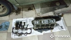 Замена прокладки ГБЦ Лада Калина 8клапанов,как всегда свои нюансы.автосервис авторемонт
