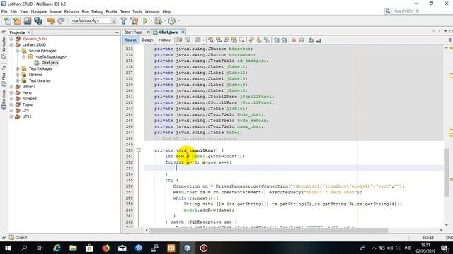 Belajar Java Netbeans !! Membuat Aplikasi CRUD koneksi MySQL Apotek !! смотреть онлайн