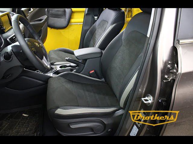 Чехлы на Hyundai Tucson 3 из итальянской экокожи смотреть онлайн