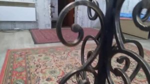 стойка под телевизор,патина медь,холодная ковка,кованные элементы,художественная ковка,кузня