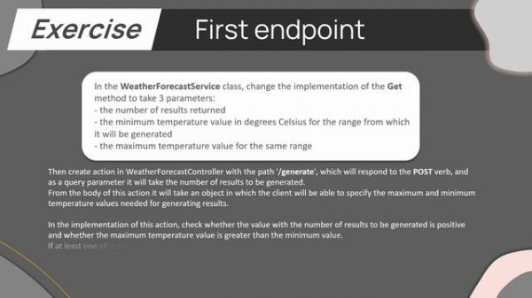 ASP.NET Core 8 Web API in Clean architecture from scratch