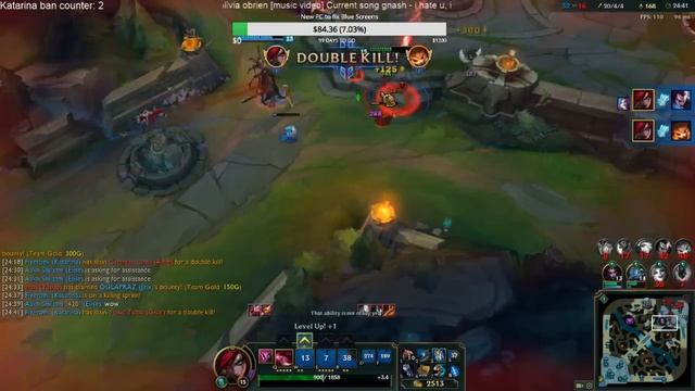 3 PENTAKILLS IN ONE GAME KOREAN KATARINA IN NA SERVER WITH 200 PING смотреть онлайн