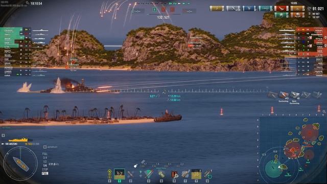9 Kill Akizuki Game || World of Warships смотреть онлайн