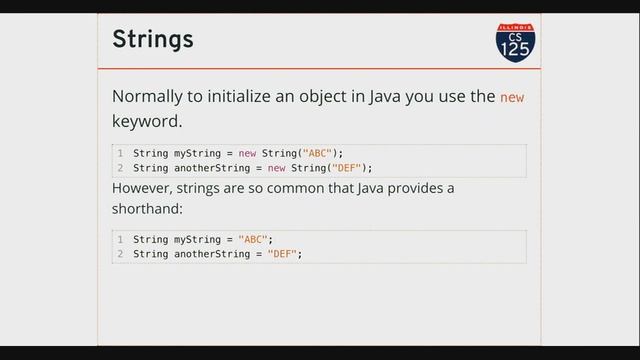 CS 125 Fall 2019: Wed 9.11.2019. Strings смотреть онлайн