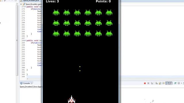 Programming game in Java: Space Invaders смотреть онлайн