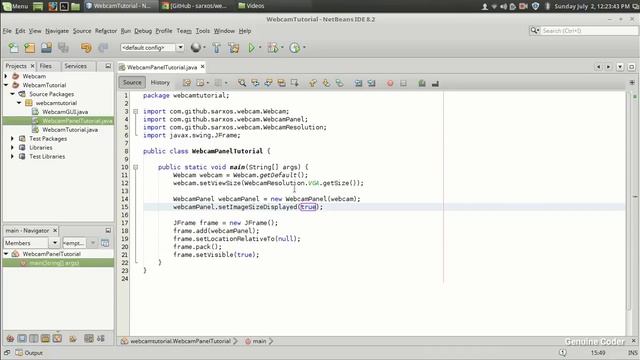 Java Webcam Capture for Beginners #4 : Video Feed from Webcam ( Easy Way ) смотреть онлайн