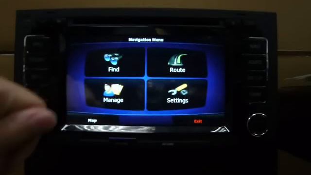 VW Touareg GPS Navigation 800x480.MOV смотреть онлайн