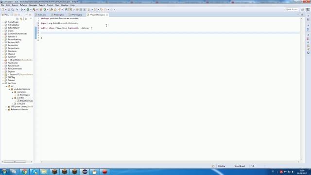 COMO PROGRAMAR UN PLUGIN BUKKIT 1.8 | FREEZE PLUGIN | JAVA CODING | EP. 1 смотреть онлайн