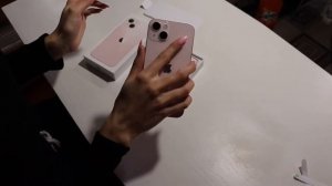 Распаковка айфон 13 розовый Unboxing iPhone 13 pink