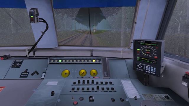 Trainz: ЭР2Р-7001, рейс №6677, Крутое — Москва-Курская, 1984 год