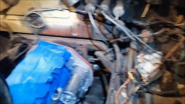 установка мотора ваз 2108 в Луаз часть 1 смотреть онлайн