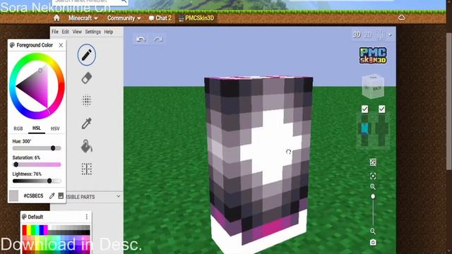 [Minecraft Skin Speed Art] Ranko Kanzaki/神崎蘭子 [Nation Blue] +DL смотреть онлайн