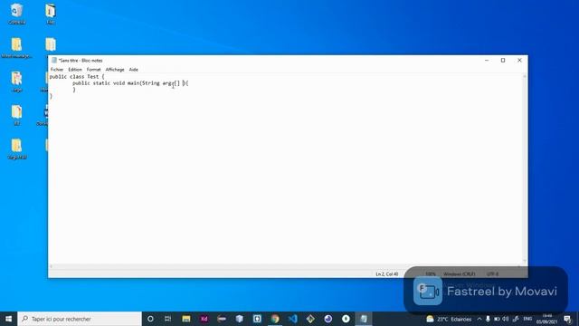 How to write java program in Notepad смотреть онлайн