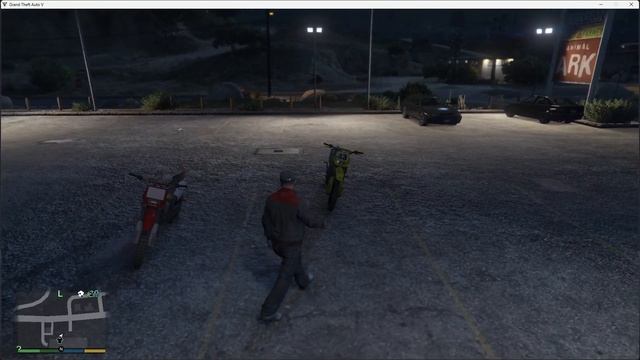 Играю в Gta V.Катаемся на питбайке смотреть онлайн