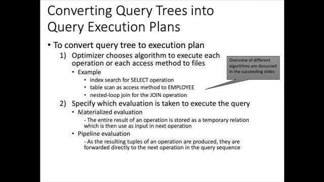Query Processing and Optimization смотреть онлайн