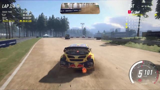 DiRT Rally 2.0 World Rallycross Championship Lativa Bikernieki Qualifier 1 Gameplay смотреть онлайн