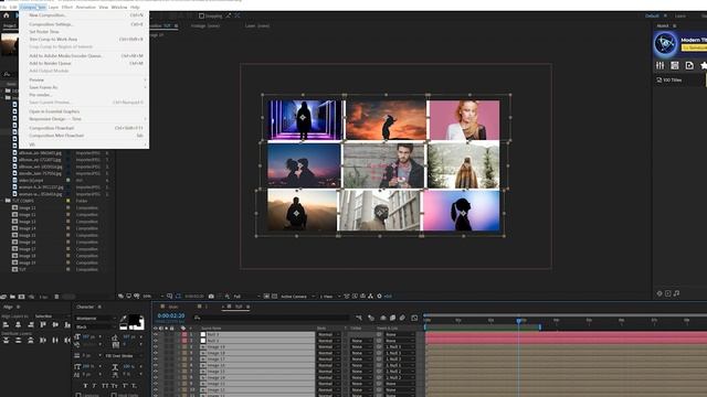 Create a Mosaic Photo Gallery Effect in After Effects смотреть онлайн