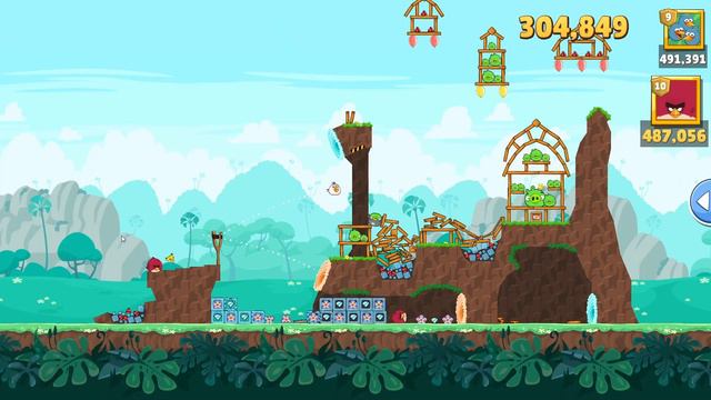 Angry Birds Friends Level 10 Tournament 1186 three stars NO POWER-UP walkthrough 2023-01-14 смотреть онлайн