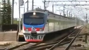 Электропоезд ЭД4М ЭД9М ЭР2Т ЭР2Р ЭТ2М ЭР2 Электричка Клип