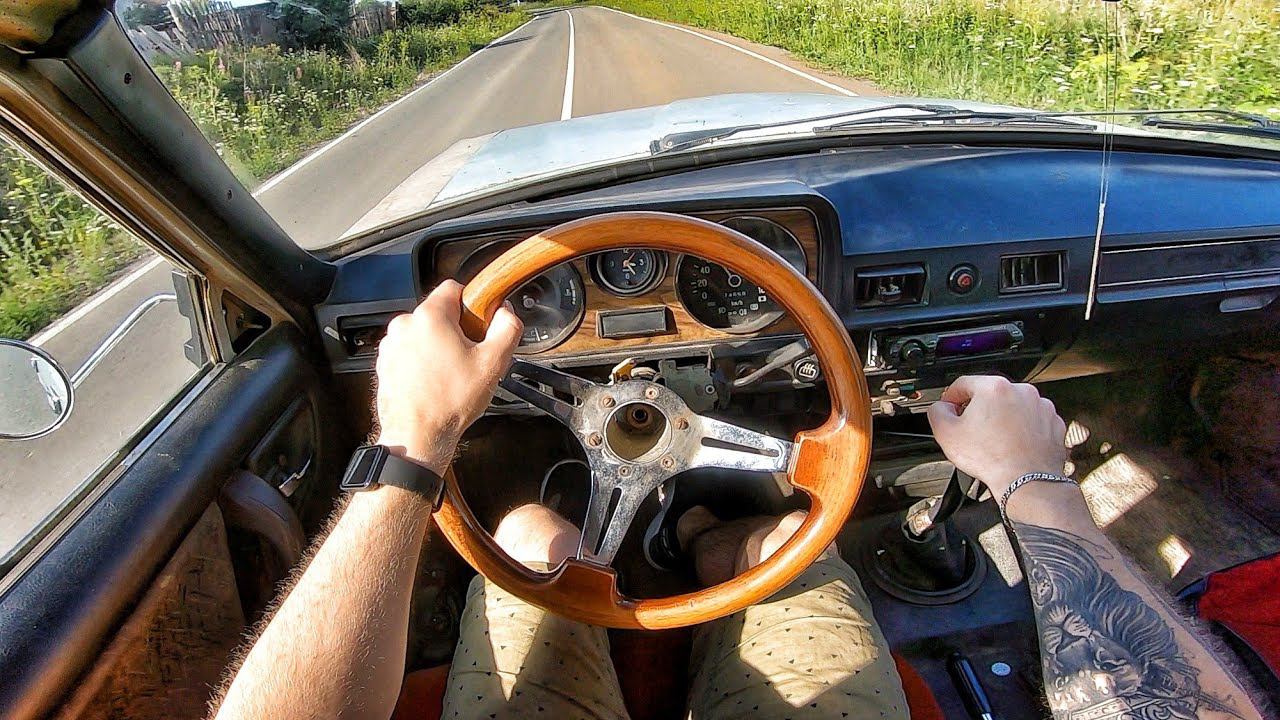 1986 Volga GAZ 24-10 V8 4.2 MT - POV TEST DRIVE смотреть онлайн