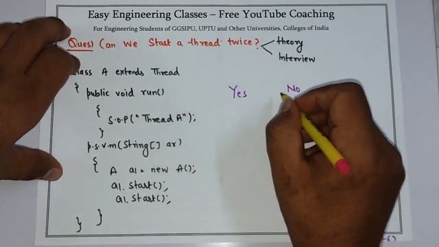 L69-1: Can we Start Java Thread Twice | Java Tutorial | Java Programming Lectures Hindi смотреть онлайн