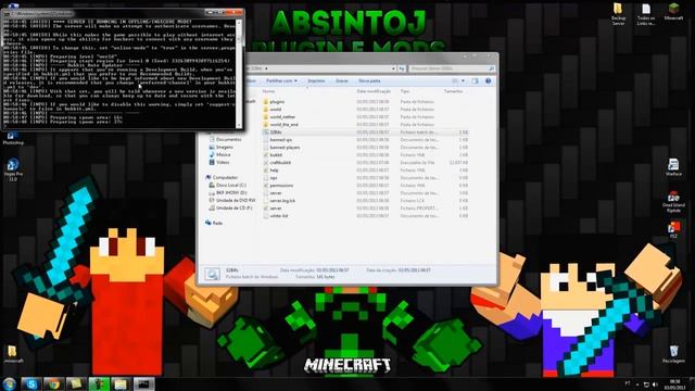 [Tutorial]Criando Server Minecraft 1.5.2 Craftbukkit =] смотреть онлайн