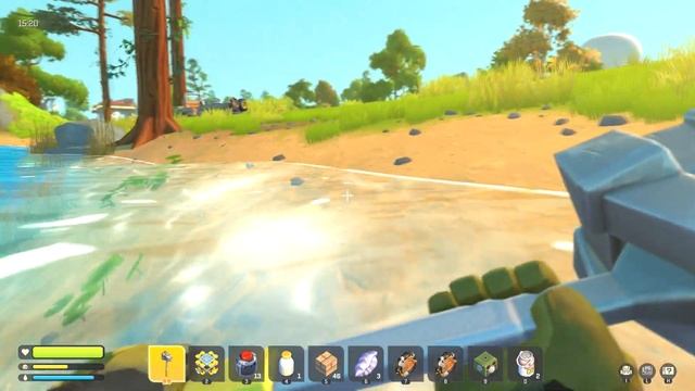 ПОСАДИЛ СВОЙ ПЕРВЫЙ ОГОРОД!!! И ЗАВЁЛ НОВОГО ДРУГА В SCRAP MECHANIC!!! смотреть онлайн
