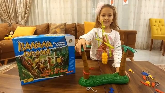 Игра Банана Драма.Помоги обезьянки удержать равновесие.Видео для детей.Игра для детей. смотреть онлайн