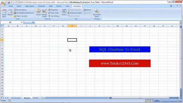 VBA Macros: SQL To Excel Database Connection Joins All The Columns смотреть онлайн
