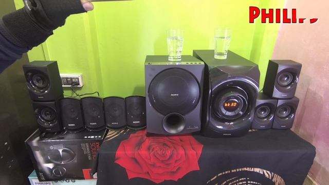 Sony D100 vs Philips spa8000B only Bass Songs(Use HeadPhone) by AKS смотреть онлайн