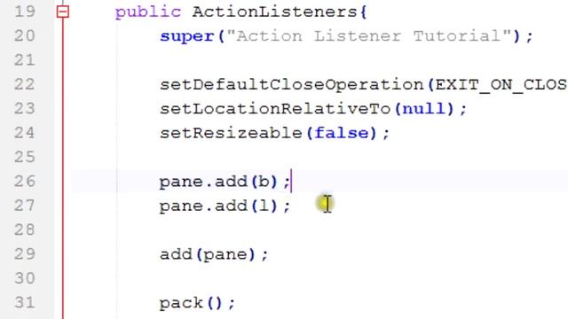 Basic Java #16 "Action Listeners" смотреть онлайн