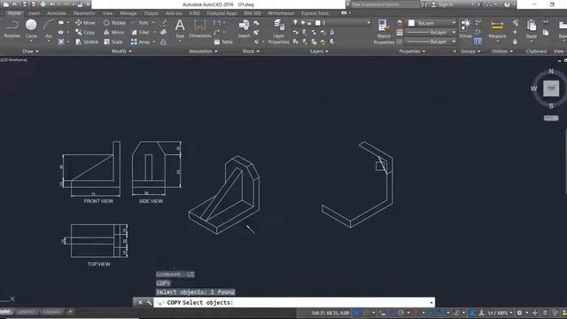 AutoCAD 3 5 ISOMETRIC DRAWING ASSIGNMENT 4 смотреть онлайн