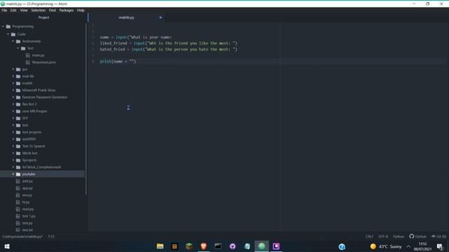 How to make a Mab Lib in Python! смотреть онлайн