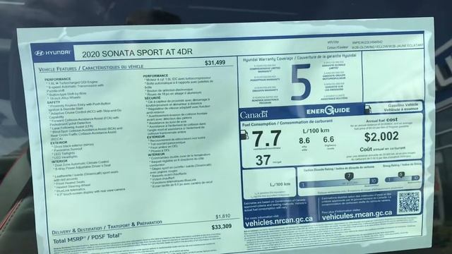 Golden yellow 2020 Sonata Sport смотреть онлайн