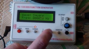 Подключаем FG-100 DDS к динамику или поиграемся со звуком...