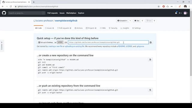 Enviando Projeto Laravel Criado na Máquina Local para o Github utilizando o VSCode (Forma 1) смотреть онлайн