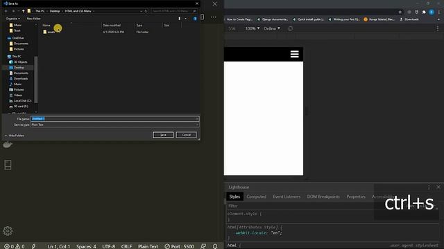 #3 Mobile Responsive Menu in HTML, CSS and JS in 2020 смотреть онлайн