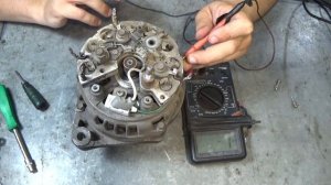 Как проверить диодный мост генератора.