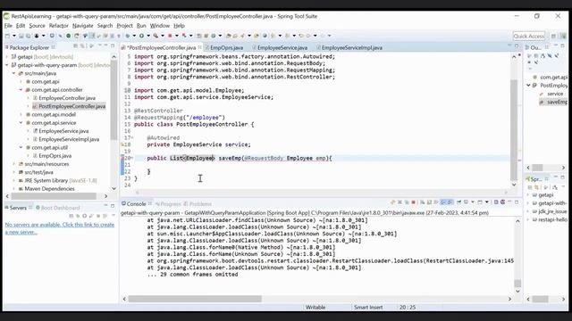 Java Rest API | Part-12 | POST Method | Multiple parameter API смотреть онлайн