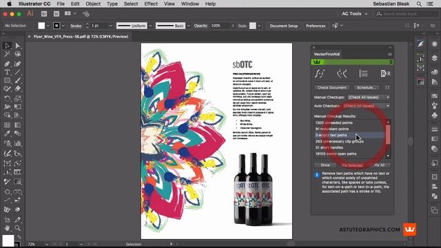 How to convert an Indesign file into an Illustrator file using VectorFirstAid | Sebastian Bleak смотреть онлайн