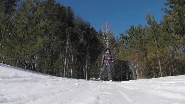 Весенний забег на лыжах | Go Pro смотреть онлайн